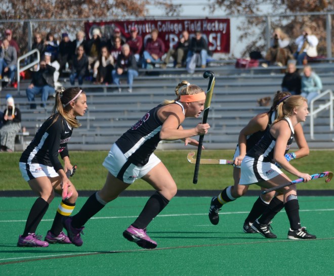 The Lafayette corner offense sprints into action