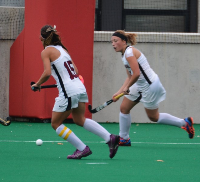 Junior Amanda Madagan and Sophomore Rosie Shanks team up 