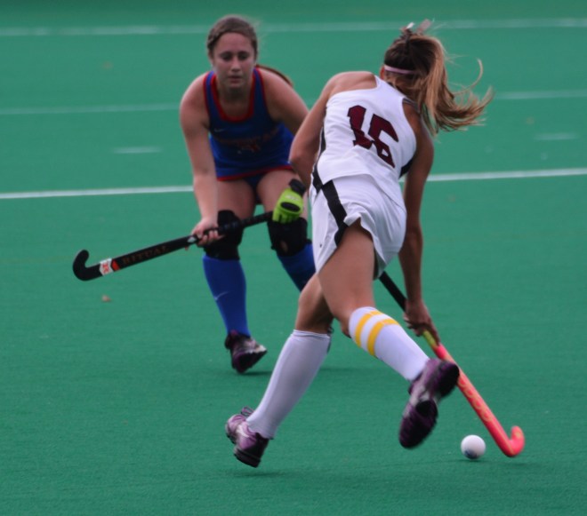 Junior Amanda Magadan backs up American defender 